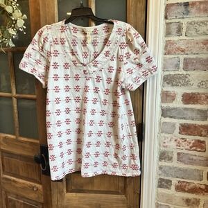 Matilda Jane Enchanted‎ Garden Carolina Eyelet Top Women's Size small